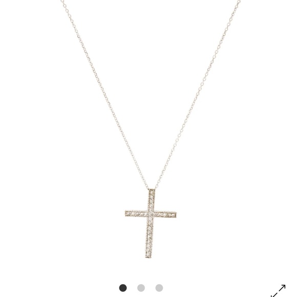 KC Designs 14K Diamond Cross Pendant Necklace - Picture 1 of 2